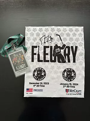 Marc-Andre Fleury Wild Hockey Memorabilia 1000 NHL Game Celebration • $10.50