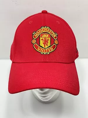 Manchester United New Era Fitted Hat 39THIRTY Flex Red Hat Cap LARGE-X-LARGE  • $14.99