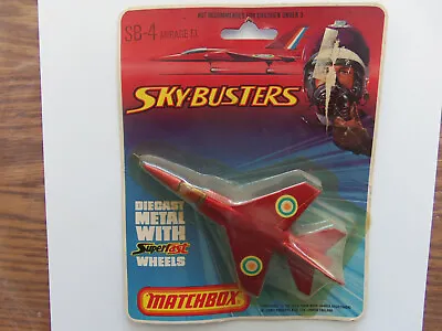 1977 Lesney Matchbox SKY BUSTERS Mirage F1 SB 4 Diecast SEALED Die Cast MOC Toy • $14.99
