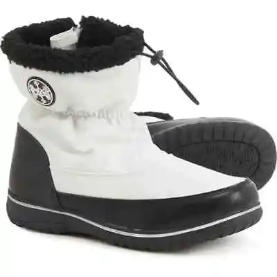 TOTES Ariana Waterproof  Black & White Boots Size 6M • $27.98