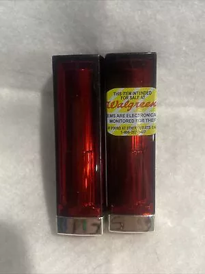 Lot Of 2 MAYBELLINE-NEW YORK-SENSATIONAL-LIPSTICK-#625  ARE YOU RED-DY  • $7.99