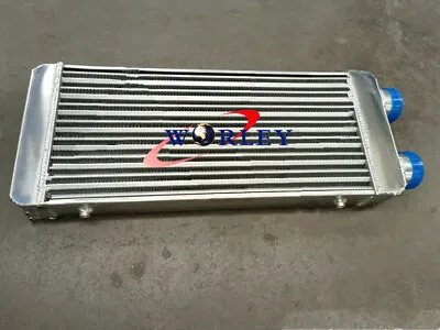 Front Mount Aluminum Turbo Intercooler 600x300x70mm Same Side 76mm Inlet/Outlet • $144