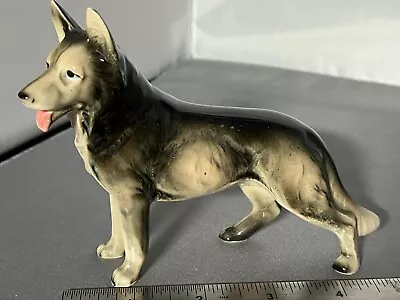 VINTAGE MELBA WARE German Shepherd Dog Figurine 1950s • £19.99