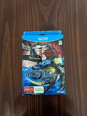 Nintendo WII U Bayonetta 1 & 2 Special Edition Dual Pack Games AUS PAL  • $45