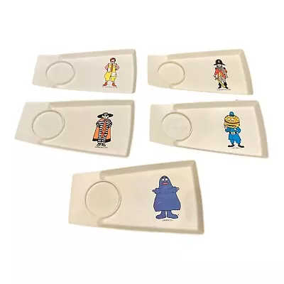 1970s Vintage McDonald’s Food Snack And Drink Trays Lot Of 5 Rare Characters • $48