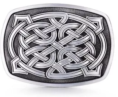 Celtic Knot Belt Buckle Metal BU176 • $10.95