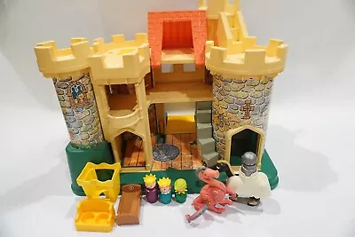 Vintage Fisher Price Little People Play Family Castle 993 INCOMPLETE 1974 • $144.99