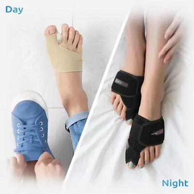 Doeplex Bunion Corrector Big Toe Kit Hammer Toe Straightener Unisex BunionSplint • $11.19