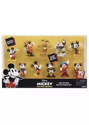 MICKEY MOUSE True Original 90th Anniversary Collectible Figure Set Disney • $46