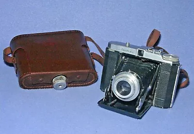 Dacora Subita Folding Bellows 120 Film Camera & Case- Vario Shutter F5.6 75mm • £23