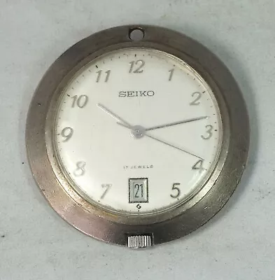 Vintage Seiko Mechanical Pocket Watch 6602-9010 • $26