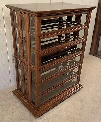 Antique Oak Ribbon Cabinet • $2150