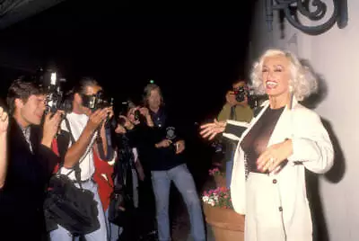 Actress Mamie Van Doren At The Engagement Party For Jay Berns- 1992 Old Photo 2 • $9