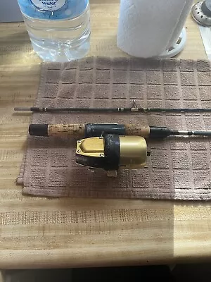 Vintage TRUE TEMPER UNI-SPIN 63L Spincasting Reel & Rod 63 Made In USA • $49.99