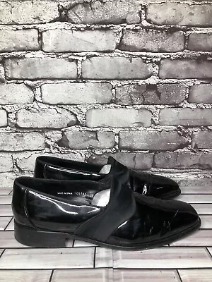 Mezlan Orchestra Black Patent Leather Tuxedo Dress Shoes Men’s Sz 10.5M US/44EU • $37.59