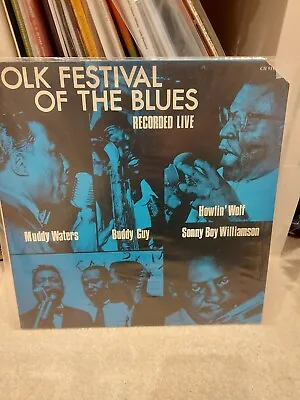 FOLK FESTIVAL OF THE BLUES WIT - MUDDY WATERS  HOWLIN WOLF US Import CH9113 1984 • £10