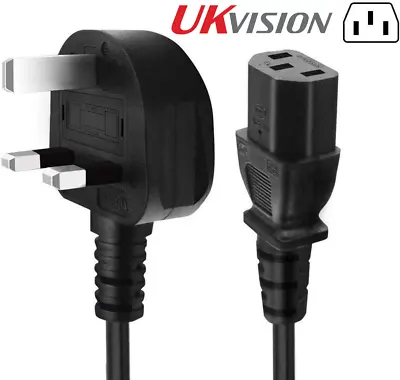 1.5m Kettle Lead Power Long IEC Cable 3 Pin UK Plug PC Monitor TV C13 Cord 13 A • £4.50