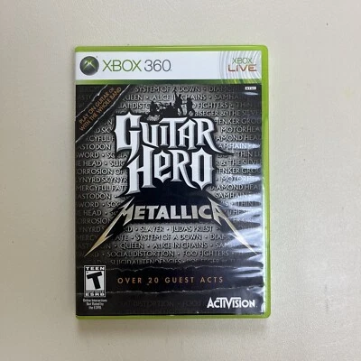 $24 • Buy Guitar Hero: Metallica (Microsoft Xbox 360, 2009) Complete CIB Not Tested