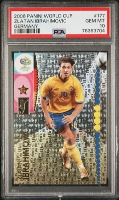 2006 Panini World Cup Germany 177 Zlatan Ibrahimovic PSA10 • $387.03