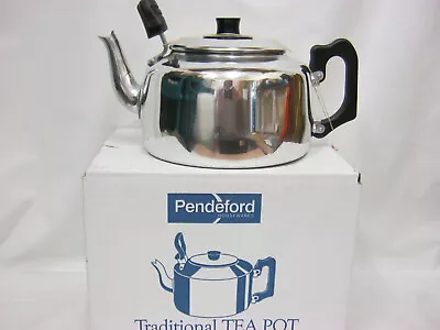 Pendeford Catering Metal Aluminium Teapot Tea Pot 4 Pints 2.2 Litre TP12 • £19.95