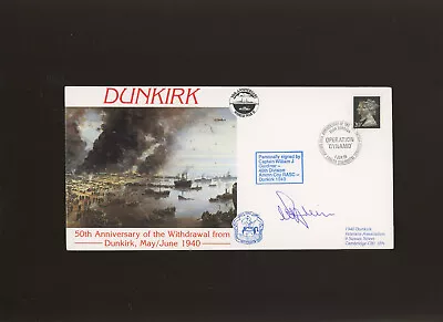 £4.99 • Buy 1990 Operation Dynamo Cover Signed Captain William J Gardiner - 48 Div Ammn Coy