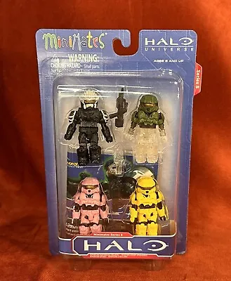 Minimates Halo - Series 5 Boxset (2012) Phasing Master Chief Pink/Yellow Spartan • $27.99