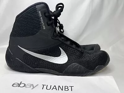 BRAND NEW Nike Tawa Blk/Metallic Silver Men's Wrestling Boxing Shoes CI2952-001 • $87.99