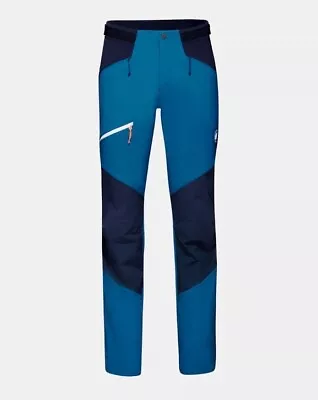 Mammut Men’s Softshell So Taiss Pants Mountaineering Sz US 32 Or EUR 48 • $120