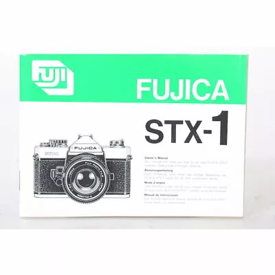£6.08 • Buy Fuji Fujica STX-1 Operating Instructions / Instructions / Instructions / DE / EN