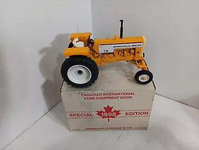 Minneapolis Moline G-750 Tractor With Wide Front 1998 Canadian Farm Show 1/16 • $95