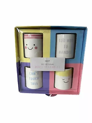 NEXT Set Of 4 Novelty Candles Never Been Out Of Box Discontinued Line  • £0.99