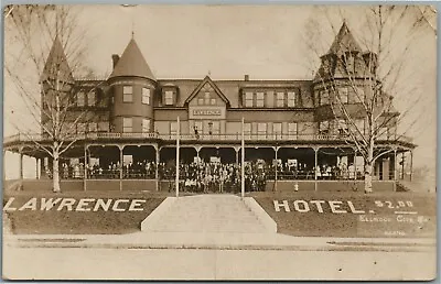Ellwood City Pa Lawrence Hotel Antique Real Photo Postcard Rppc • $69.99
