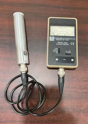 Ludlum Model 2403 Survey Meter And 44-38 Probe In Great Cosmetic Condition. • $400