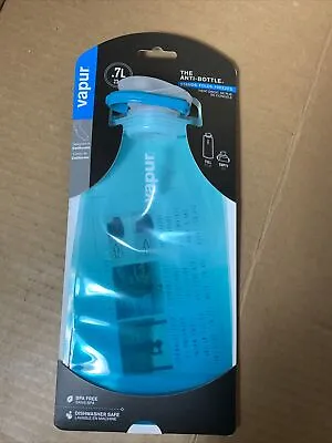 VAPUR Anti-Bottle .7L/23oz Collapsible BPA Free Water Bottle Malibu Teal New NOC • $17.95
