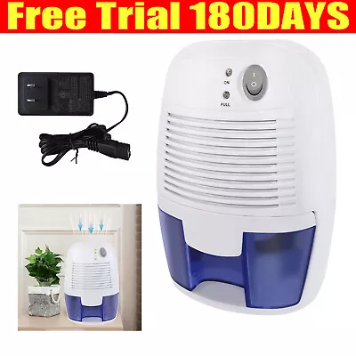 Compact Mini Portable Dehumidifier 500ml (250 Sq Ft) Ultra Quiet For Basements • $34.50