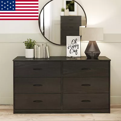 $138 • Buy Bedroom Furniture Storage Classic 6 Drawer Dresser Cabinet Chest Of Drawers 2022