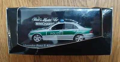 Minichamps Mercedes Benz E Klasse Polizei 1:43 Scale Mint Police E Class • £25