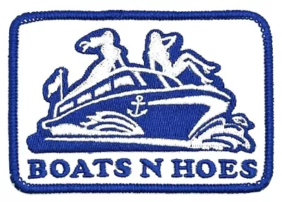 Boats N Hoes Step Brothers Flag Patch Iron Sew On Vintage Style Retro Cap Hat • $5.60