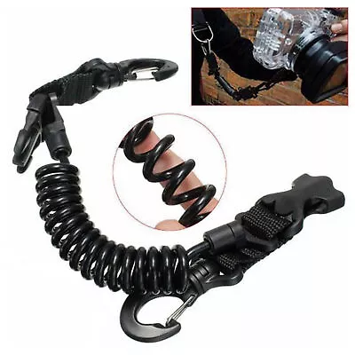 Scuba Diving Dive Anti Fall Rope Canoe Camera Lanyard Quick Release Buckle Clips • £9.02