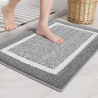 Microfiber Soft Bath Mat 60 X 90cm Non-slip Bathroom Mats • £34