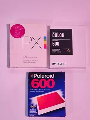 Expired Polaroid 600 Film Impossible Project 3 Boxes Never Opened • $39.99