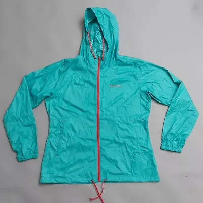 Columbia Flash Forward Jacket Women's Size Large Packable Windbreaker Teal • $17