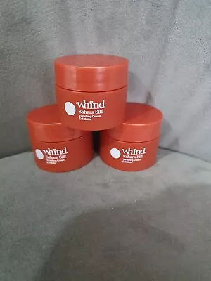 Whind Sahara Silk Vanishing Cream Exfoliator 3x 15ml = 45ml Travel Size NEW • £23.99