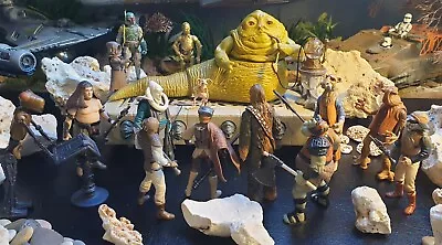 Star Wars Complete Vintage 1983 Jabba The Hutt Throne / Figures / Joblot/Bundle • £159.99