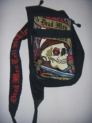 Disney Pirates Of The Caribbean Skull Sling Backpack Shoulder Bag • $19.95