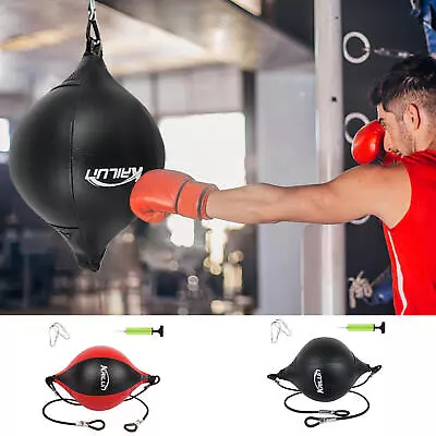 Upgraded Speed Ball Boxing PU MMA Muay Thai Training Punching Bag Swivel • $24.72