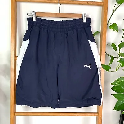 $19.95 • Buy Puma Mens Navy Blue Running Shorts Size Small