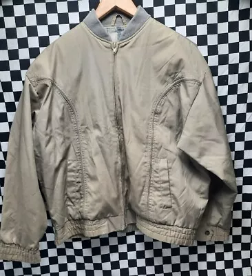 Vintage McGregor Jacket Mens 97 / Large Beige 1970s Made In France Adult • $31.50