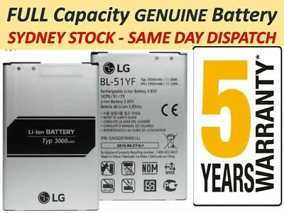 $16.20 • Buy BRAND NEW OEM Battery FOR LG G2 G3 G4 G5 G6 G7 & With 5 Year AU WARRANTY