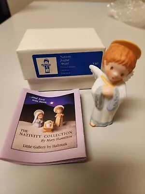 Hallmark JOYFUL ANGEL Christmas Nativity Figurine Mary Hamilton 1983 CHK 104-8 • $29.99
